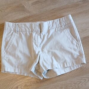 J. Crew Women's Size 10 Chino Khaki Shorts Summer